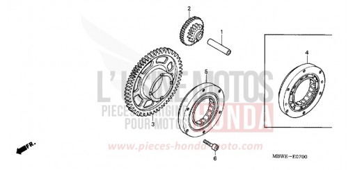 STARTING CLUTCH CBR600FS2 de 2002